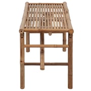 vidaXL Folding Garden Bench with Cushion 118 cm Bamboo vidaXL Folding Garden Bench with Cushion 118 cm Bamboo