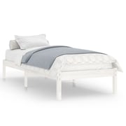 Vidaxl Bed Frame White Solid Wood Pine 90x200 Cm Vidaxl Bed Frame White Solid Wood Pine 90x200 Cm