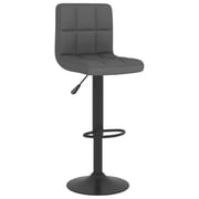 Vidaxl Bar Stools 2 Pcs Dark Grey Fabric Vidaxl Bar Stools 2 Pcs Dark Grey Fabric