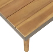 Vidaxl 4 Piece Garden Lounge Set With Cushions Solid Acacia Wood Brown Vidaxl 4 Piece Garden Lounge Set With Cushions Solid Acacia Wood Brown