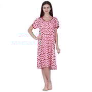 Soko Mesh Ladies Printed Nighty Red Extra Large Soko Mesh Ladies Printed Nighty Red Extra Large