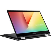 Asus Vivobook TP470EZ Touchscreen Laptop Core i7-1165G7 2.80GHz 16GB 512GB SSD Intel Iris Xe Graphics Windows 10 14inch FHD Indie Black English Keyboard- International Version