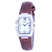 ECSTACY Women's Analog White Dial Watch - E7505-SLDM