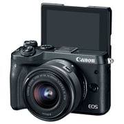 Canon EOS M6 Mirrorless Digital Camera Black With EF-M 15-45 IS STM Lens Kit
