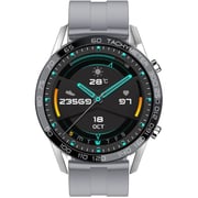Xcell Classic-3Talk Smart Watch Silver With Grey Silicon Strap