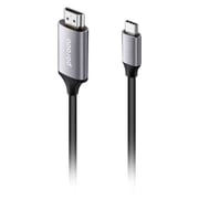 Porodo Type-C To HDMI Cable 2m Grey Porodo Type-C To HDMI Cable 2m Grey