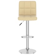 Vidaxl Bar Stool Cream Faux Leather Vidaxl Bar Stool Cream Faux Leather