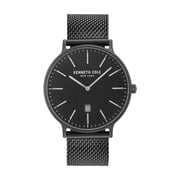 Kenneth Cole Classic Watch For Men with Black Stainless Steel Bracelet