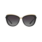 Dolce And Gabbana Black Plastic Women DG4304-501/8G-57 Sunglasses