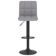 Vidaxl Bar Stool Light Grey Fabric Vidaxl Bar Stool Light Grey Fabric