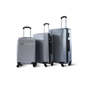 Para John Lightweight 3-pieces Abs Hard Side Travel Luggage Trolley Bag Set With Lock Unisex Hard Shell Strong Para John Lightweight 3-pieces Abs Hard Side Travel Luggage Trolley Bag Set With Lock Unisex Hard Shell Strong