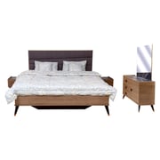 Pan Emirates Alfano 4pcs Bedroom Set White