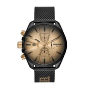 Diesel MS9 Black Leather Men Watch DZ4517 Diesel MS9 Black Leather Men Watch DZ4517