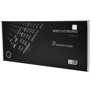 2B Wired Multimedia Keyboard Black 2B Wired Multimedia Keyboard Black