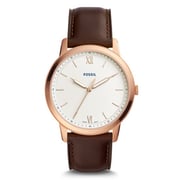 Fossil FS5463 The Minimalist Three-Hand Java Leather Watch