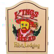 ULTIMAX King's Head Light Wood Dartboard Cabinet Set -classic, Wood Dartboard Cabinet Set stylish Darts Cabinet ULTIMAX King's Head Light Wood Dartboard Cabinet Set -classic, Wood Dartboard Cabinet Set stylish Darts Cabinet