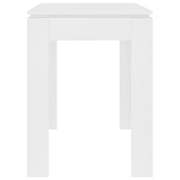 vidaXL Dining Table White 120x60x76 cm Engineered Wood vidaXL Dining Table White 120x60x76 cm Engineered Wood