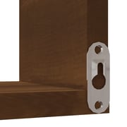 Vidaxl Wall Corner Shelf Brown Oak 40x40x50 Cm Engineered Wood Vidaxl Wall Corner Shelf Brown Oak 40x40x50 Cm Engineered Wood