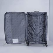 Viptour Set Of 4 Light Weight Polyester Jacqard Trolley Luggage With Number Lock, Charcoal- 20, 24, 28, 32 Inches Viptour Set Of 4 Light Weight Polyester Jacqard Trolley Luggage With Number Lock, Charcoal- 20, 24, 28, 32 Inches
