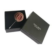 Soko Mesh Handcrafted Flower Boutonniere Baby Pink For Men