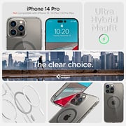 Spigen Ultra Hybrid Mag designed for iPhone 14 Pro case cover compatible with MagSafe - Graphite