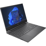 HP (2021) Gaming Laptop - AMD Ryzen 7-5800H / 15.6inch FHD / 512GB SSD / 16GB RAM / 4GB AMD Radeon RX 6500M Graphics / Windows 11 Home / English & Arabic Keyboard / Silver / Middle East Version - [15-FB0018NE]