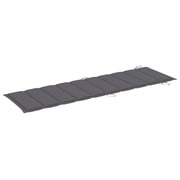 vidaXL Sun Lounger Cushion Anthracite 186x58x3 cm vidaXL Sun Lounger Cushion Anthracite 186x58x3 cm