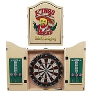 ULTIMAX King's Head Light Wood Dartboard Cabinet Set -classic, Wood Dartboard Cabinet Set stylish Darts Cabinet ULTIMAX King's Head Light Wood Dartboard Cabinet Set -classic, Wood Dartboard Cabinet Set stylish Darts Cabinet
