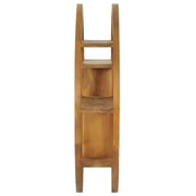 Vidaxl Yin Yang Wall Shelf 80x17.5x80 Cm Solid Teak Wood Vidaxl Yin Yang Wall Shelf 80x17.5x80 Cm Solid Teak Wood