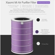 Xiaomi Mi Air Purifier Filter Antibacterial Version Peculiar Smell PM2.5 Formaldehyde Removal Purifier Replacement Filters Adapter for Xiaomi Mi Purifier1/2/Pro (SCG4011TW) - Purple Xiaomi Mi Air Purifier Filter Antibacterial Version Peculiar Smell PM2.5 Formaldehyde Removal Purifier Replacement Filters Adapter for Xiaomi Mi Purifier1/2/Pro (SCG4011TW) - Purple