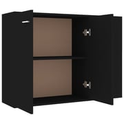 Vidaxl Sideboard Black 105x30x75 Cm Engineered Wood Vidaxl Sideboard Black 105x30x75 Cm Engineered Wood