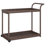 Vidaxl Bar Cart Brown 100x45x83 Cm Poly Rattan Vidaxl Bar Cart Brown 100x45x83 Cm Poly Rattan