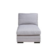 Pan Emirates Weltex Arm Less Single Seater Sofa Silver Pan Emirates Weltex Arm Less Single Seater Sofa Silver