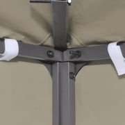 Vidaxl Gazebo Cover Canopy Replacement 310 G / M² Beige 3 X 3 M Vidaxl Gazebo Cover Canopy Replacement 310 G / M² Beige 3 X 3 M