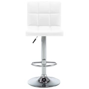 Vidaxl Bar Stools 2 Pcs White Faux Leather Vidaxl Bar Stools 2 Pcs White Faux Leather