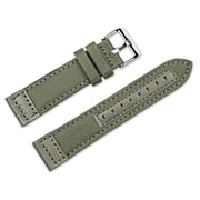 debeer watch bands 18Mm Replacement Watch Band - Nylon Canvas With Leather Trim - Olive Watch Strap debeer watch bands 18Mm Replacement Watch Band - Nylon Canvas With Leather Trim - Olive Watch Strap