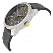 Diesel DZ1739 Machinus Gray Dial Black Leather Men's Watch Diesel DZ1739 Machinus Gray Dial Black Leather Men's Watch