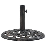 Vidaxl Umbrella Base Bronze 12 Kg 48 Cm Cast Iron Vidaxl Umbrella Base Bronze 12 Kg 48 Cm Cast Iron