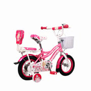 Mogoo Princess Girls Bike 12 Inch Light Pink