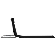 vidaXL Folding Beach Mats 2 pcs Steel and Fabric Black vidaXL Folding Beach Mats 2 pcs Steel and Fabric Black