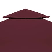Vidaxl 2-tier Gazebo Top Cover 310 G/m² 3x3 M Bordeaux Vidaxl 2-tier Gazebo Top Cover 310 G/m² 3x3 M Bordeaux