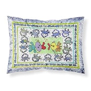 Caroline's Treasures 8073Pillowcase Kissing Fish Moisture Wicking Fabric Standard Pillowcase, Standard, Multicolor