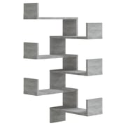 Vidaxl Wall Corner Shelves 2 Pcs Grey Sonoma 40x40x50 Cm Engineered Wood Vidaxl Wall Corner Shelves 2 Pcs Grey Sonoma 40x40x50 Cm Engineered Wood