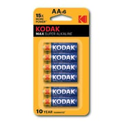 Kodak KAA4+2 (6) Max Alkaline Battery