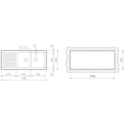 TEKA CLASSIC 2B 1D Inset Stainless Steel Sink TEKA CLASSIC 2B 1D Inset Stainless Steel Sink