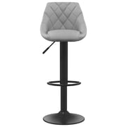 Vidaxl Bar Stools 2 Pcs Light Grey Velvet Vidaxl Bar Stools 2 Pcs Light Grey Velvet
