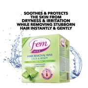 Fem Wax - Aloe Vera 450 Gms Fem Wax - Aloe Vera 450 Gms