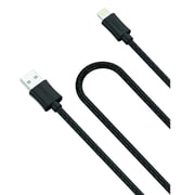 Cygnett USB-A to Lightning Cable Apple Certified MFi, Fast Charging [2.4A/12W] [Charge & Sync] Long Lasting - All iOS devices [iPhone/iPad] - Braided - 1M/3ft - Black