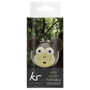 Kitsound Mini Buddy Monkey Speaker KSNMBMKY Kitsound Mini Buddy Monkey Speaker KSNMBMKY
