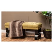 Colette Tufted Ottoman Beige